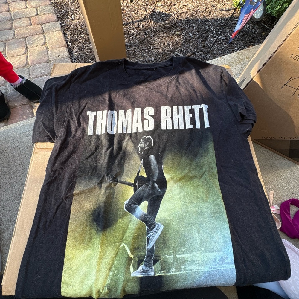 Thomas Rhett Black Graphic T-Shirt